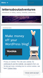 Mobile Screenshot of lettersaboutadventures.com
